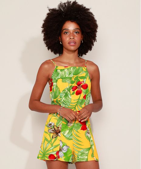 Macaquinho-Feminino-Envelope-Estampado-Folhagem-Decote-Reto-Alca-Fina-Amarelo-9957259-Amarelo_1
