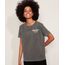 Camiseta-Feminina--Mickey-s-Friends--Manga-Curta-Decote-Redondo-Cinza-9973274-Cinza_1