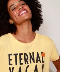 Blusa-Feminina--Eternal-Vacal--com-Nos-Manga-Curta-Decote-Redondo-Amarela-9959769-Amarelo_6