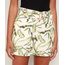 Short-Feminino-Cintura-Alta-Alfaiatado-Estampado-de-Folhagem-com-Cinto-Bege-Claro-9947877-Bege_Claro_1