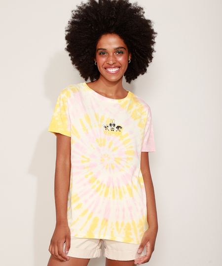 Camiseta-Feminina-Estampada-Tie-Dye-As-Meninas-Superpoderosas-Manga-Curta-Decote-Redondo-Multicor-9960124-Multicor_1 Camiseta-Feminina-Estampada-Tie-Dye-As-Meninas-Superpoderosas-Manga-Curta-Decote-Redondo-Multicor-9960124-Multicor_1