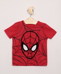 Camiseta-Infantil-Homem-Aranha-Florcado-Manga-Curta--Vermelha-9963400-Vermelho_1