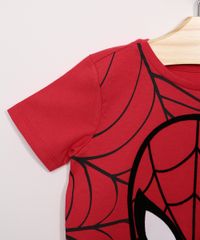 Camiseta-Infantil-Homem-Aranha-Florcado-Manga-Curta--Vermelha-9963400-Vermelho_4
