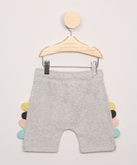 Bermuda-de-Moletom-Infantil-Dinossauro-e-Bolsos-Cinza-Mescla-9964057-Cinza_Mescla_2