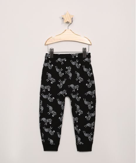 Calca-Infantil-Reta-Estampada-Zebras-Preta-9968254-Preto_1