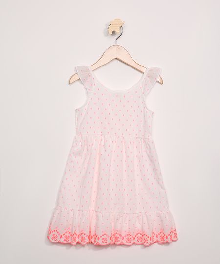 Vestido-Infantil-Estampado-de-Poa-com-Bordado-e-Babado-na-Alca-Branco-9948546-Branco_1