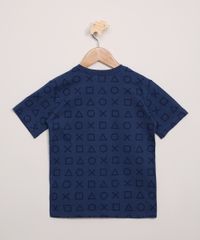Camiseta-Infantil-PlayStation-Estampada-com-Bolso-Manga-Curta-Azul-Marinho-9968321-Azul_Marinho_3