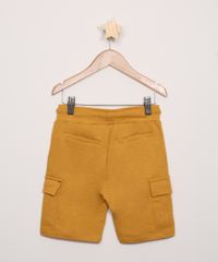 Bermuda-de-Moletom-Infantil-Cargo-Mostarda-9970039-Mostarda_2