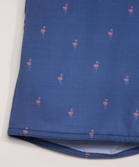 Short-Juvenil-Reto-Estampado-de-Flamingos-com-Bolsos-Azul-9962799-Azul_4