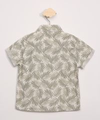 Camisa-Infantil-Estampada-de-Folhagem-Manga-Curta-Kaki-Claro-9947285-Kaki_Claro_2