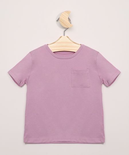Camiseta-Infantil-Basica-com-Bolso-Manga-Curta--Lilas-8574313-Lilas_1