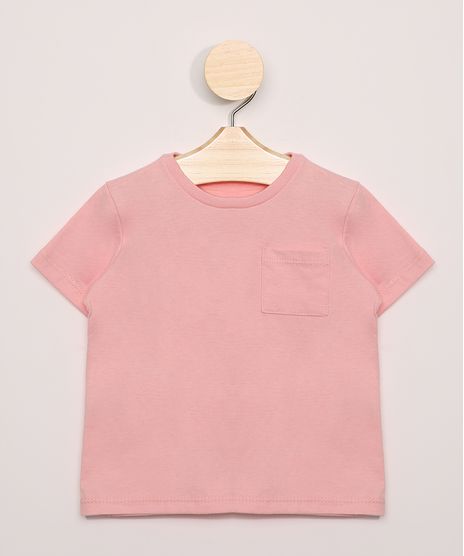 Camiseta-Infantil-Basica-com-Bolso-Manga-Curta--Rosa-Claro-8574313-Rosa_Claro_1