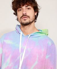 Blusao-de-Moletom-Estampado-Tie-Dye-com-Bolso-e-Capuz-Rosa-9956330-Rosa_5