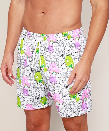 Short-Unissex-Ursinhos-Carinhosos-Estampado-com-Cordao-Branco-9957360-Branco_1