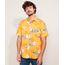 Camisa-Masculina-Estampada-Floral-Manga-Curta-Mostarda-9947506-Mostarda_1