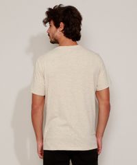 Camiseta-Masculina---Natural-History-Samples---Manga-Curta-Gola-Careca-Bege-9966632-Bege_2