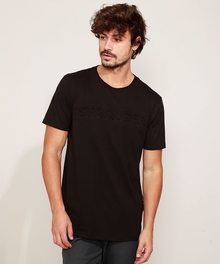 Camiseta-Masculina--Stronger--Manga-Curta-Gola-Careca-Preta-9966702-Preto_1 Camiseta-Masculina--Stronger--Manga-Curta-Gola-Careca-Preta-9966702-Preto_1