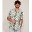 Camisa-Masculina-Estampada-Folhagem-Manga-Curta-Verde-Claro-9968726-Verde_Claro_1