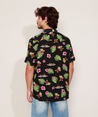 Camisa-Masculina-Estampada-Garfield-Manga-Curta-Preto-9968729-Preto_2