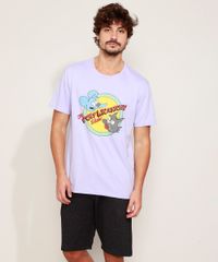 Camiseta-Masculina-Os-Simpsons-Manga-Curta-Gola-Careca-Lilas-9973216-Lilas_3