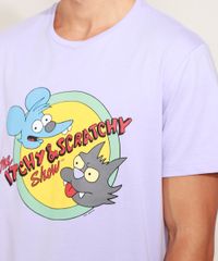 Camiseta-Masculina-Os-Simpsons-Manga-Curta-Gola-Careca-Lilas-9973216-Lilas_5