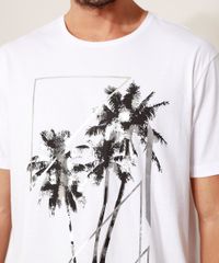 Camiseta-Masculina-Coqueiros-Metalizada-Manga-Curta-Gola-Careca-Branca-9973238-Branco_5