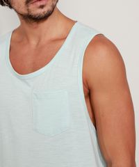 Regata-Masculina-Flame-com-Bolso-Decote-Careca-Azul-Claro-9970479-Azul_Claro_6