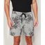 Bermuda-de-Sarja-Masculina-Reta-Estampada-Floral-Cinza-9967094-Cinza_1