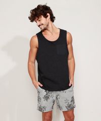 Bermuda-de-Sarja-Masculina-Reta-Estampada-Floral-Cinza-9967094-Cinza_3