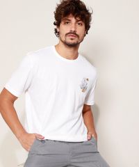 Camiseta-Masculina-Folhas-e-Flores-Manga-Curta-Gola-Careca-Branca-9970365-Branco_6