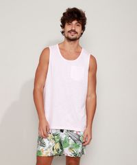 Regata-Masculina-Flame-com-Bolso-Decote-Careca-Rosa-Claro-9970478-Rosa_Claro_1