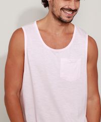 Regata-Masculina-Flame-com-Bolso-Decote-Careca-Rosa-Claro-9970478-Rosa_Claro_4