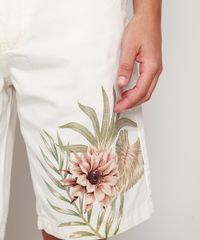 Bermuda-de-Sarja-Masculina-Reta-Folhagem-Off-White-9972949-Off_White_5