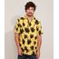 Camisa-Masculina-Estampada-Coqueiros-Manga-Curta-Amarela-9968724-Amarelo_1