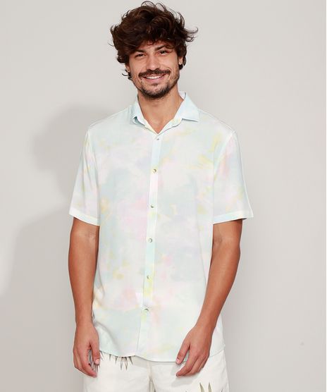Camisa-Masculina-Estampada-Tie-Dye-Manga-Curta-Multicor-9972805-Multicor_1