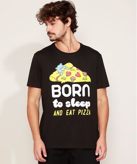 Camiseta-Masculina-Ursinhos-Carinhosos-Pizza-Manga-Curta-Gola-Careca-Preta-9973233-Preto_1