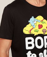 Camiseta-Masculina-Ursinhos-Carinhosos-Pizza-Manga-Curta-Gola-Careca-Preta-9973233-Preto_5