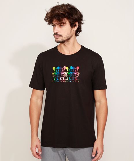 Camiseta-Masculina-Mickey-Metalizado-Manga-Curta-Gola-Careca-Preta-9956937-Preto_1