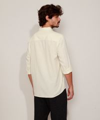 Camisa-Masculina-com-Linho-Manga-Longa-Bege-9947364-Bege_2