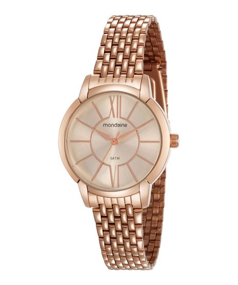 Kit-de-Relogio-Analogico-Mondaine-Feminino---Pulseira---53615LPMVRE3K3-Rose-9977894-Rose_1