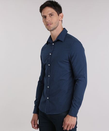 Camisa-Slim-Estampada-Azul-Marinho-8851754-Azul_Marinho_1