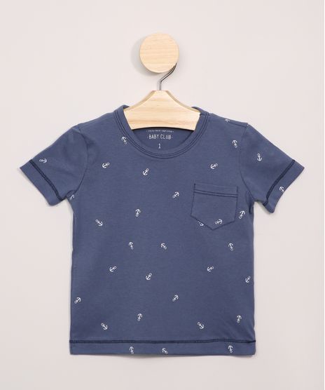 Camiseta-Infantil-Estampada-Ancoras-Manga-Curta-Azul-9965800-Azul_1