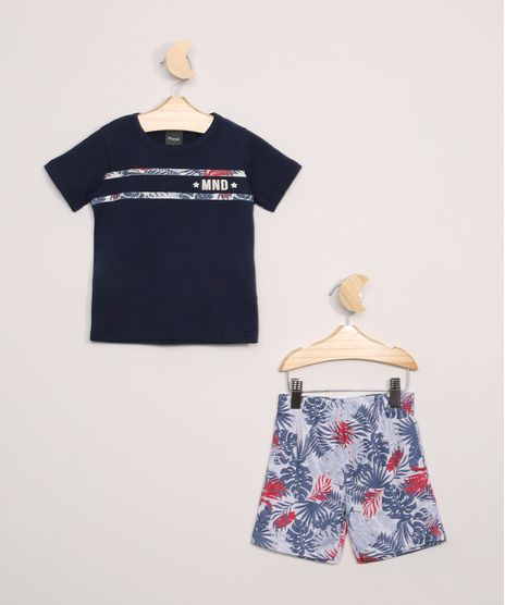 Conjunto-Infantil--Brandili-Mundi--Camiseta-Azul-Marinho--MND--Manga-Curta---Bermuda-Estampada-Azul-9975588-Azul_1