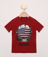 Camiseta-Infantil-NASA-com-Paete-Manga-Curta-Vermelha-9969355-Vermelho_1