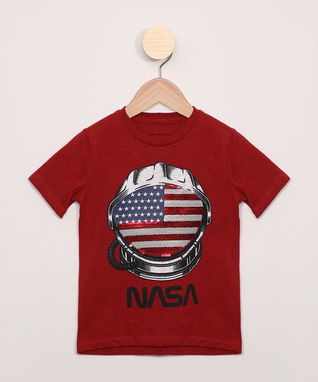 Camiseta-Infantil-NASA-com-Paete-Manga-Curta-Vermelha-9969355-Vermelho_1