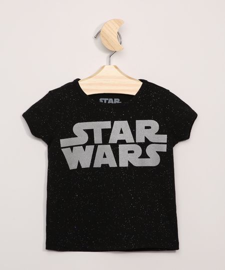 Blusa-infantil-Star-Wars-com-Glitter-Manga-Curta-Preta-9973995-Preto_1