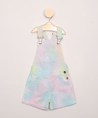 Jardineira-de-Sarja-Infantil-Estampada-Tie-Dye-com-Bolsos-Multicor-9965691-Multicor_1