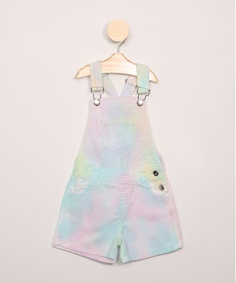 Jardineira-de-Sarja-Infantil-Estampada-Tie-Dye-com-Bolsos-Multicor-9965691-Multicor_1