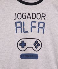 Pijama-Infantil-Tal-Mae-Tal-Filho--Jogador-Alfa--Video-Game-com-Listras-Manga-Curta-Cinza-Mescla-9970789-Cinza_Mescla_2