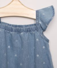 Vestido-Jeans-Infantil-Estampado-Poa-com-Babados-Sem-Manga-Azul-Claro-9963462-Azul_Claro_3